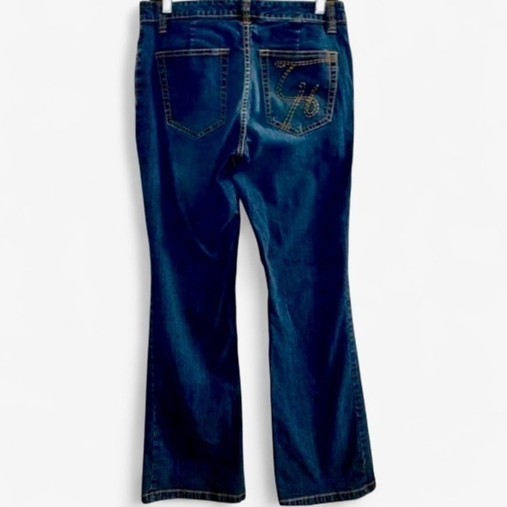 Vtg TOMMY HILFIGER Bootcut Blue Jeans - Size 8